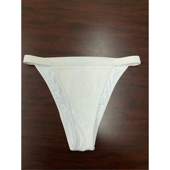 PINK Victoria’s Secret White High Waist Mini Bikini Size X-Small - Picture 1 of 4
